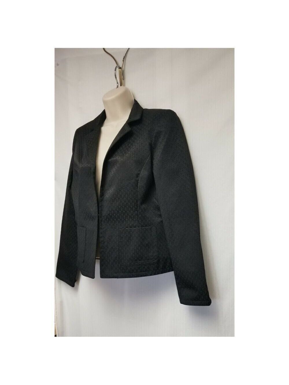 New York Jones York Collection Blazer Color Black Size 6 - Picture 5 of 9